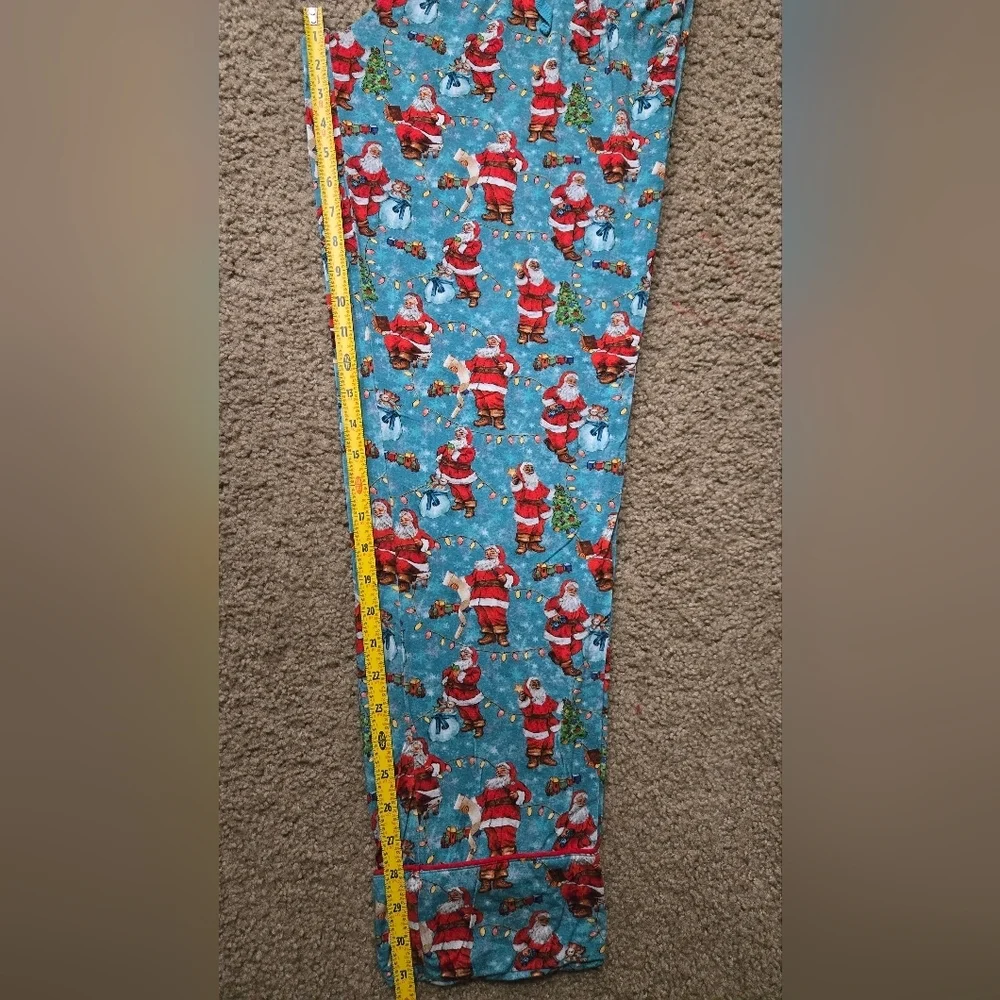 Mens Posh Peanut Jolly Saint Nick Christmas Santa Pajama Pants